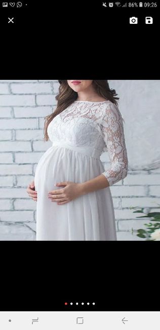 Algún dato de vestidos para embarazadas como para civil? 3