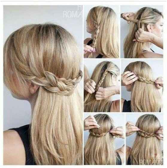 Peinados para novias con pelo liso - 1