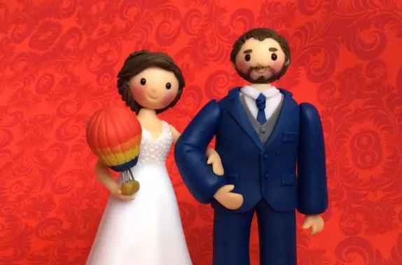 8 muñequitos para el pastel de matrimonio: ¿Cuál se identifica más con ustedes? - 1