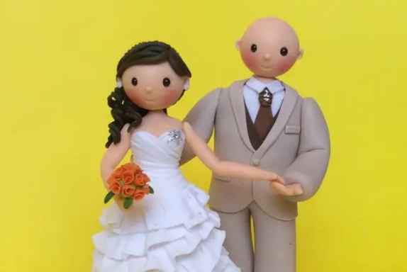 8 muñequitos para el pastel de matrimonio: ¿Cuál se identifica más con ustedes? - 8
