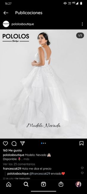 Mi vestido de novia es de.... 2