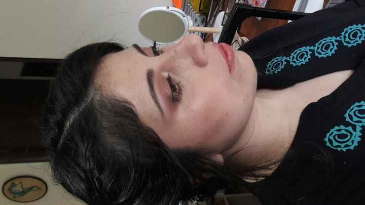 Mi prueba de peinado y maquillaje - 5