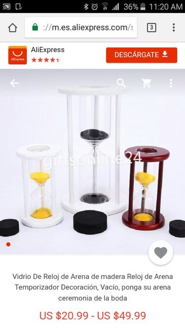 ¿alguien sabe donde comprar estos relojes de arena? - 1
