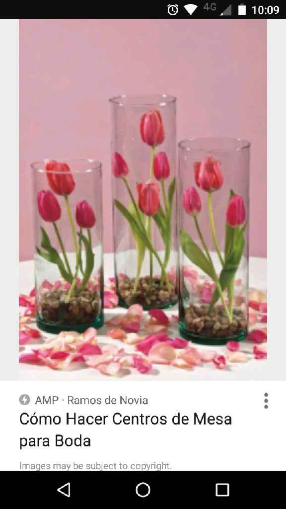  Floreros de vidrios para centros de mesa - 1