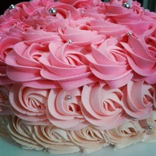 Rosas de buttercream