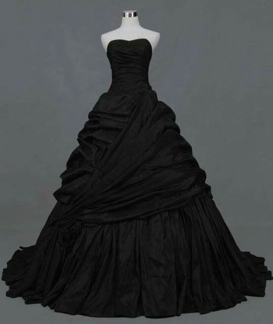 Vestidos de novias negro - 14