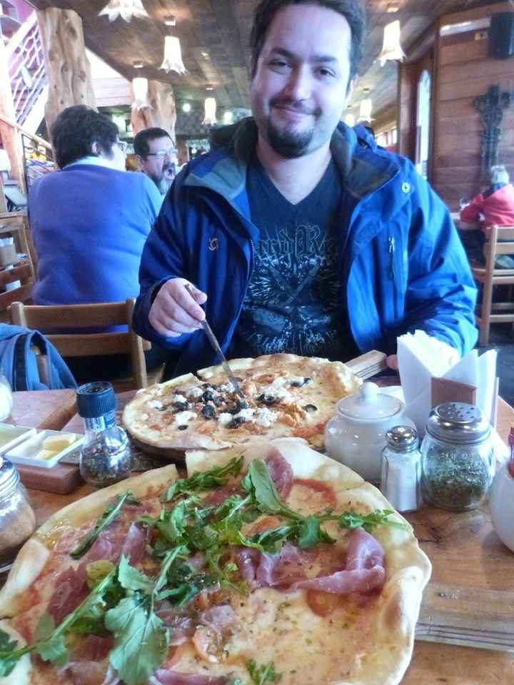 Almorzando en Chiloe