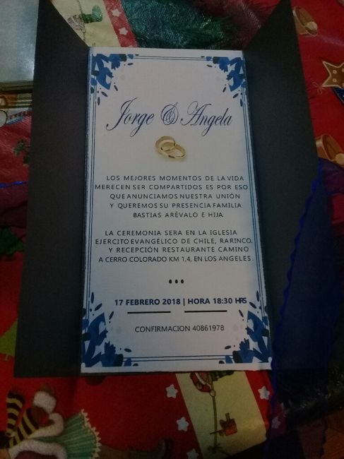 Que tipo de papel ocuparon para los partes o invitaciones...  2