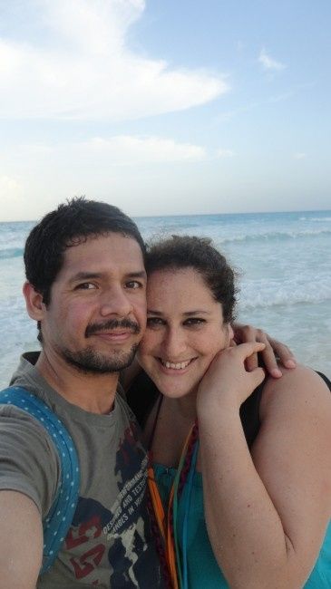 Christopher y Vicky en Cancun