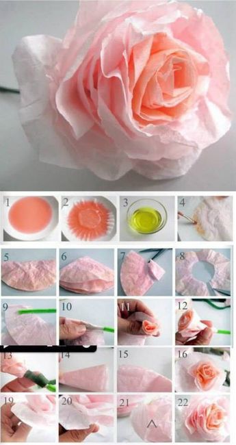 12 ideas para hacer flores de papel para decorar 💐 9
