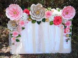 12 hermosas decoraciones con flores de papel 💐 4