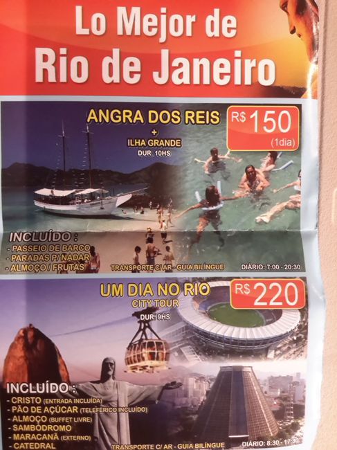 Datitos  y  experiencia sobre Rio de Janeiro - 1