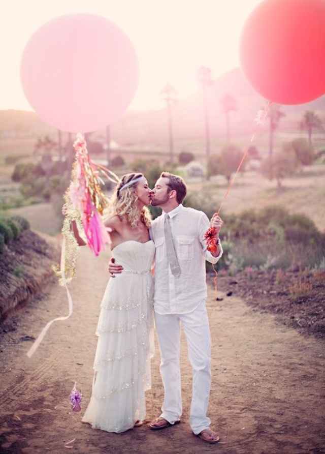 Idea matrimonio con globos - 2