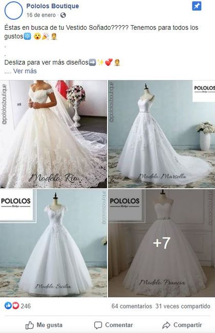Nuevo dato de vestidos bbb 1