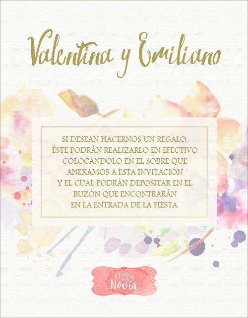 ¿Cómo pedir dinero de regalo de boda? 5