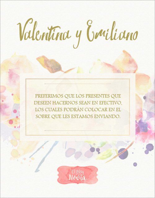 ¿Cómo pedir dinero de regalo de boda? 6