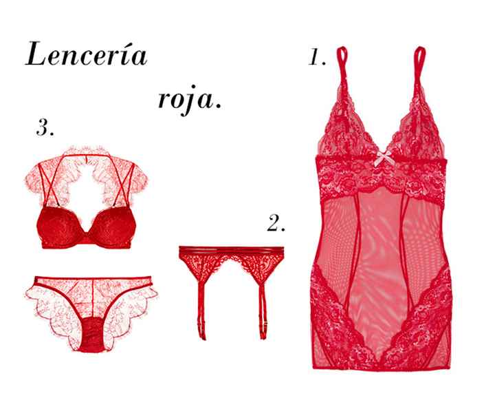 Lencería Roja 🔥 - 1