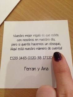 ¿Cómo pedir dinero de regalo de boda? 7