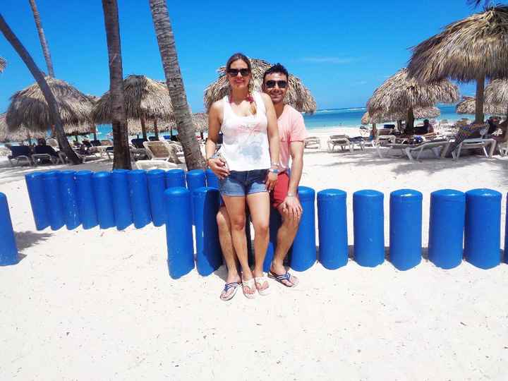 Junto al amor de mi vida en el paraíso Punta Cana