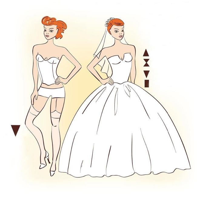 Qué vestido de novia te favorece según tu cuerpo 9