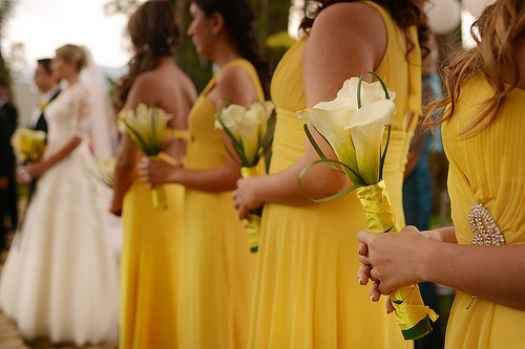 Matrimonio en color amarillo - 6