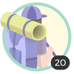 Aventurero (20). Tu espíritu aventurero no conoce límites. Has participado en 20 posts así que ya puedes lucir esta bonita insignia.