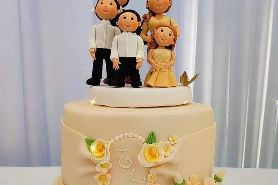 Fondant y flores