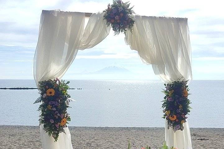 Ceremonia en la playa