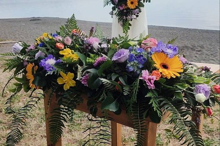 Altar en el lago