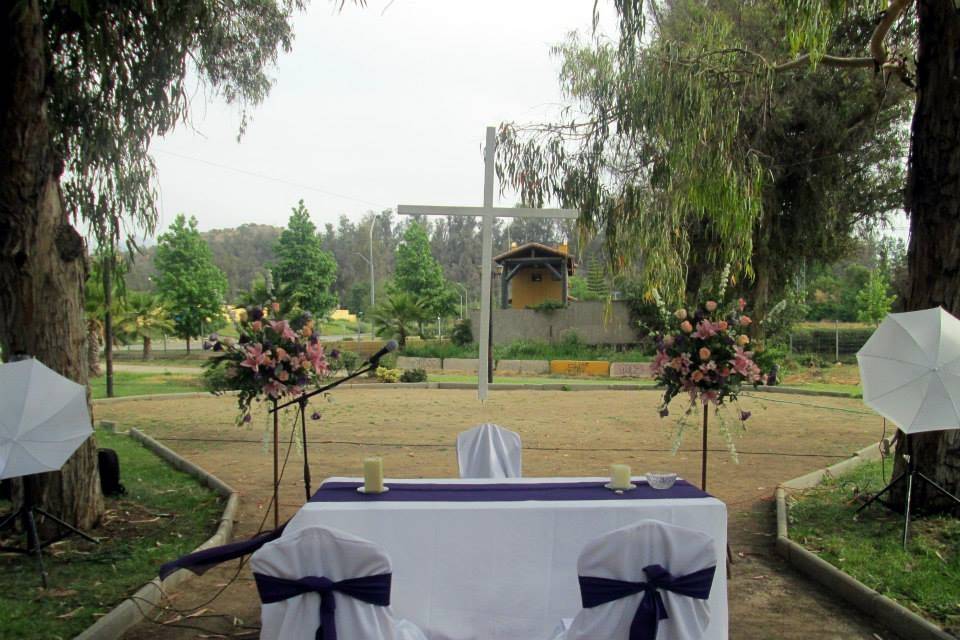 Altar matrimonio aire libre