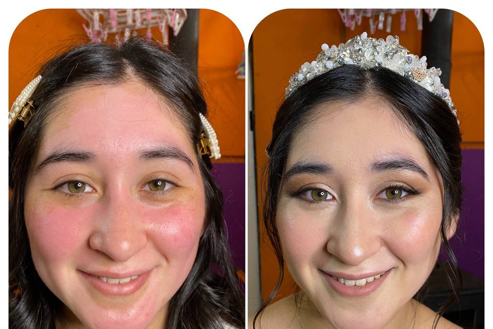 Maquillaje de novia para Sara