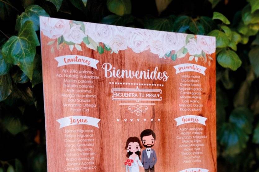 Mesas campestre chic