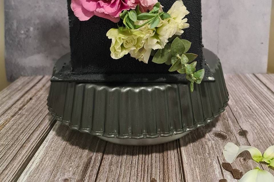 Torta 2 niveles flor natural