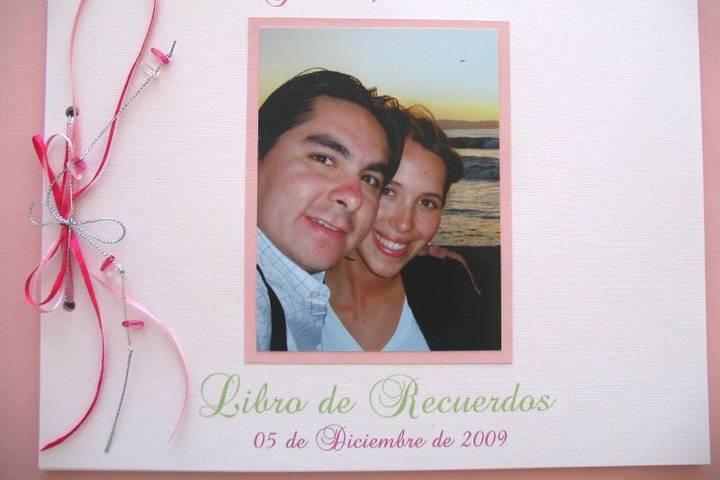 Libro de Recuerdos rosa