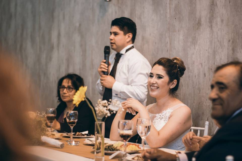 Novios cena