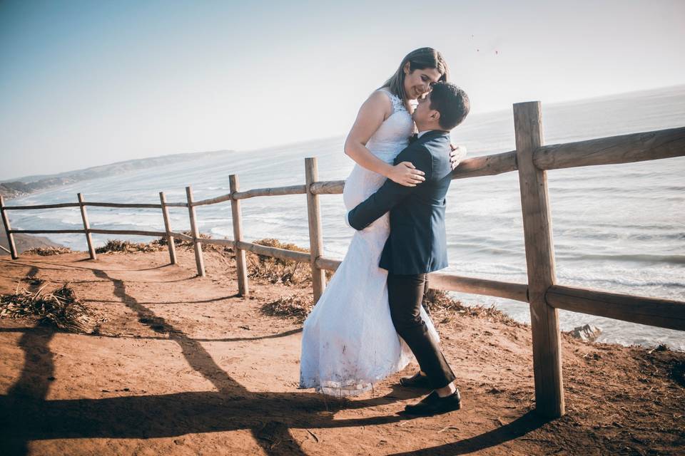 Novios playa