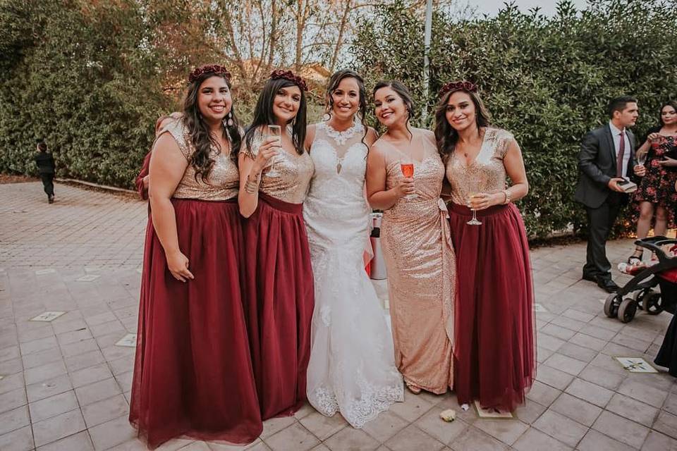 Maquillaje de novia y cortejo