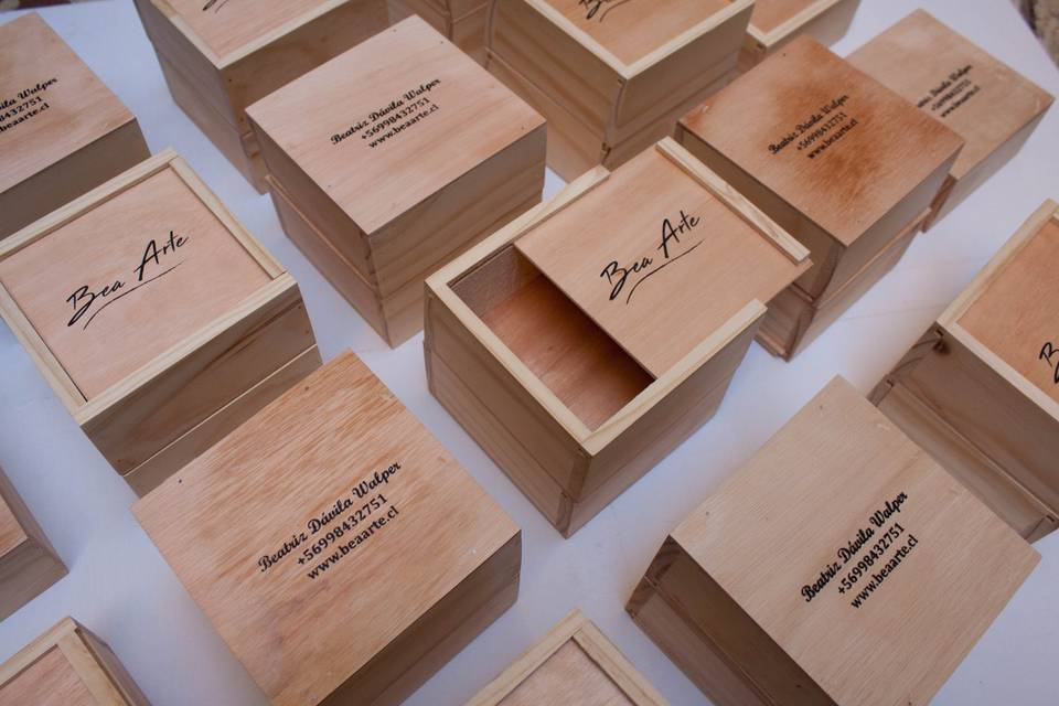 Cajas de madera personalizadas