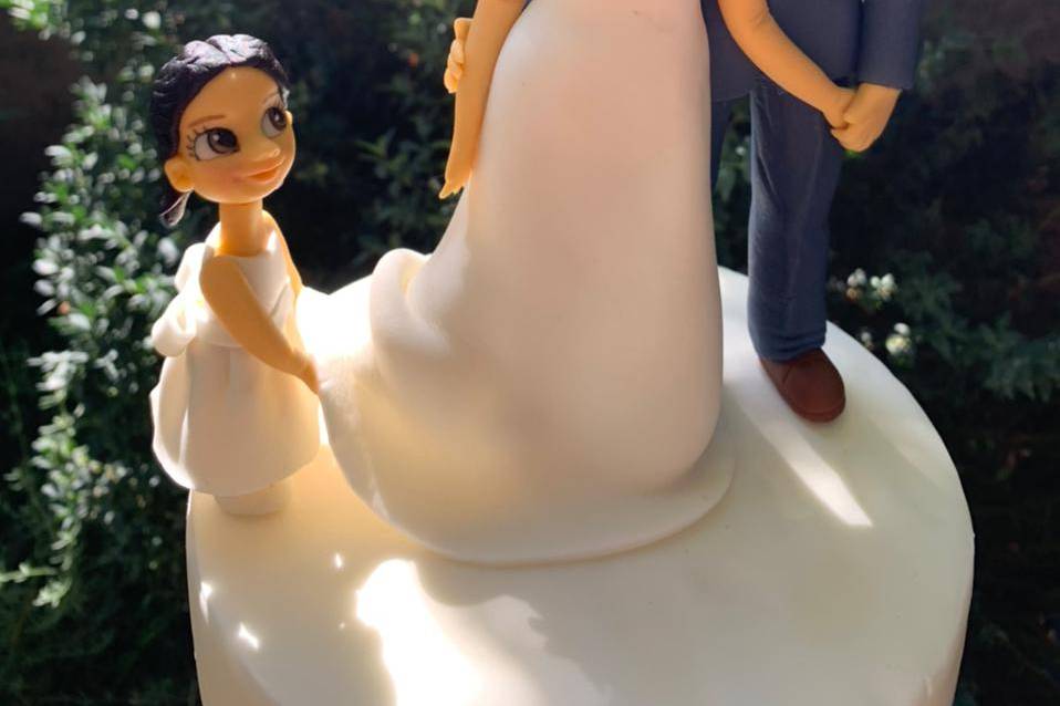 Familia en fondant