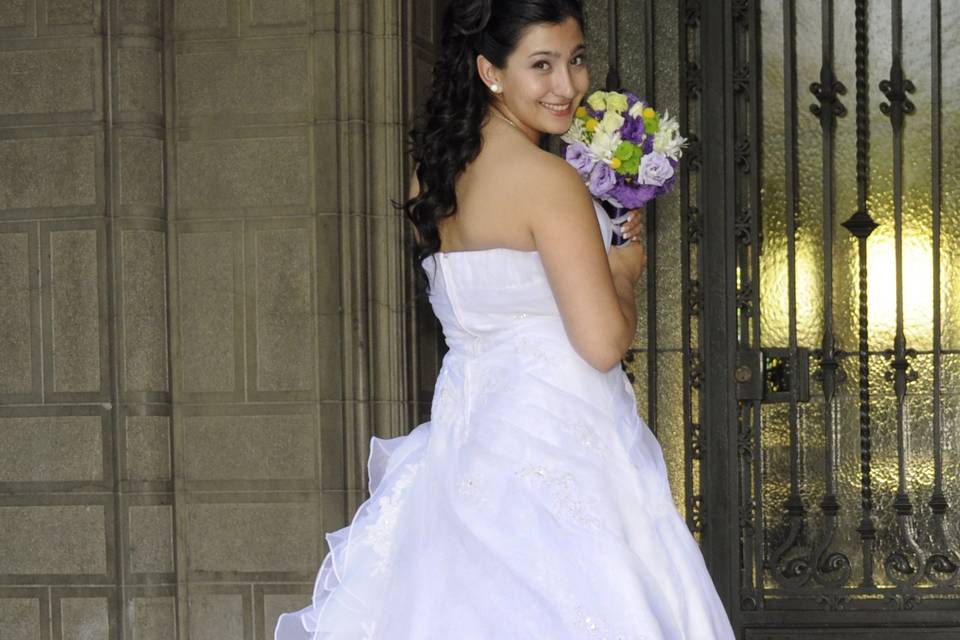 La novia y su vestido