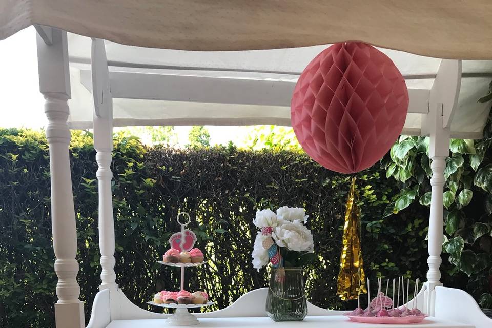 Candy bar baby shower