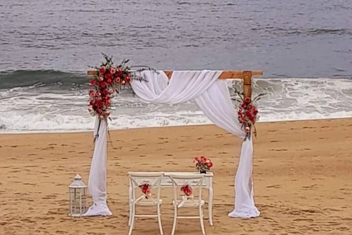 Altar de Boda en playa