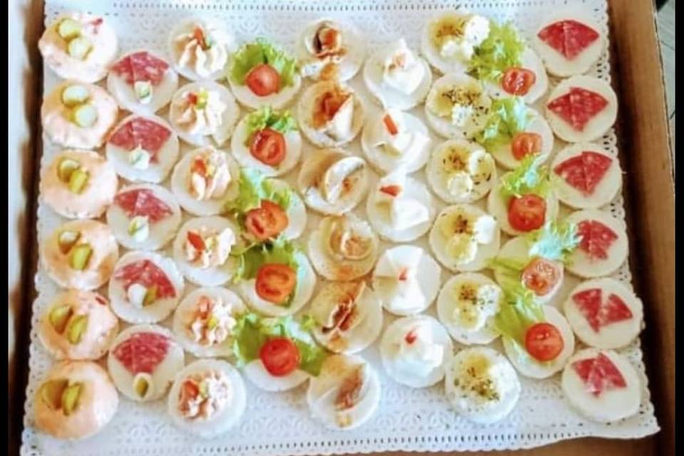 Canapés de cóctel