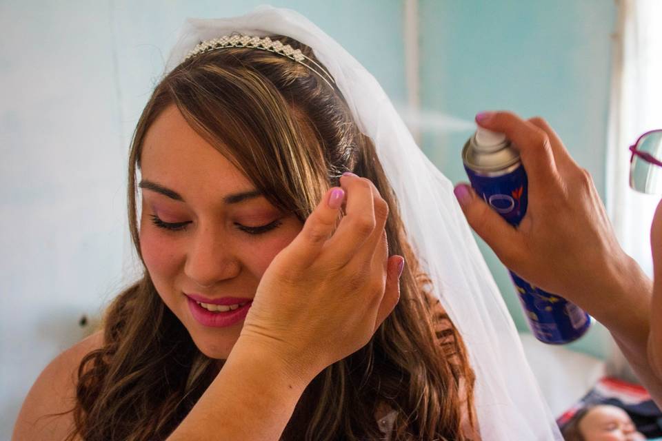 Preparación de la novia