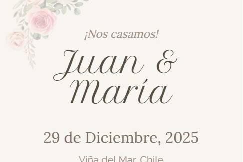 Invitacion Web Elegante