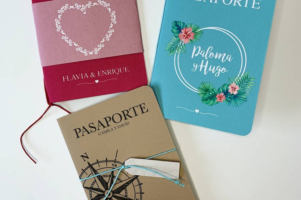 Pasaportes 100% personalizados