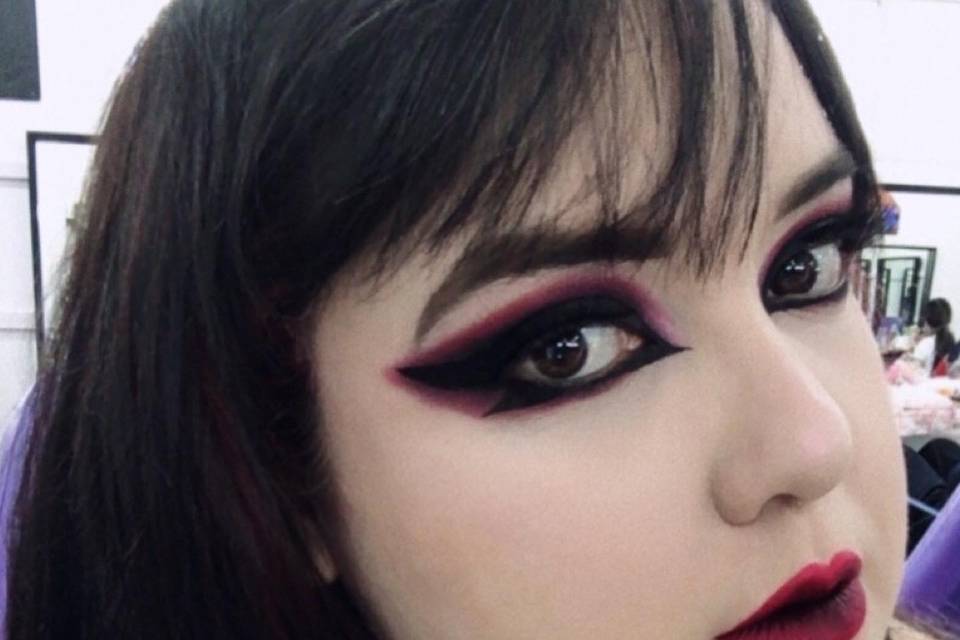 Maquillaje estilo gótico