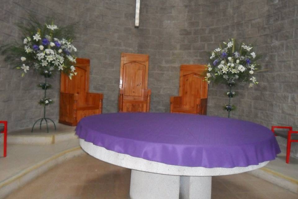 Decoración altar Iglesia