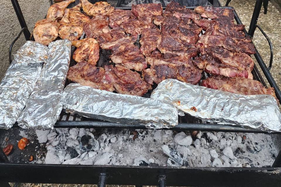 Asado campestre