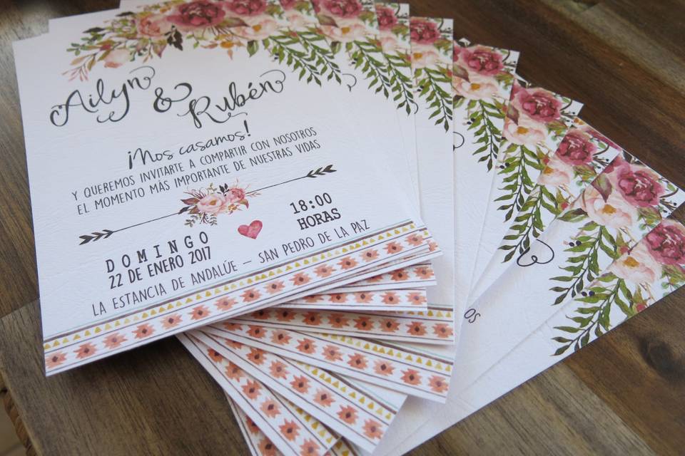 Invitaciones de matrimonio